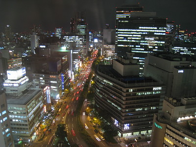 御堂筋の夜景